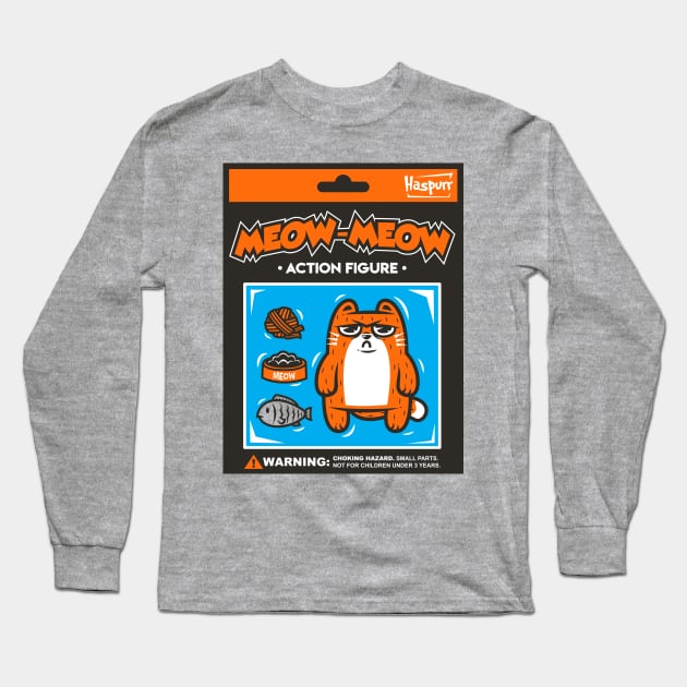 Meow-Meow Long Sleeve T-Shirt by krisren28